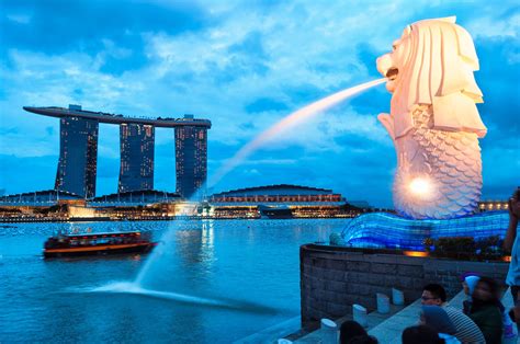 Merlion Park Singapore .